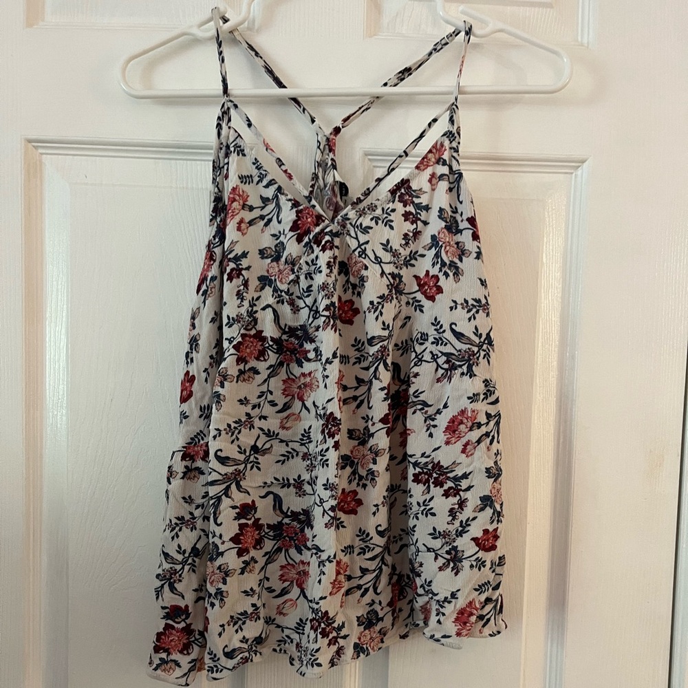 Floral top with adjustable straps from American Eagle